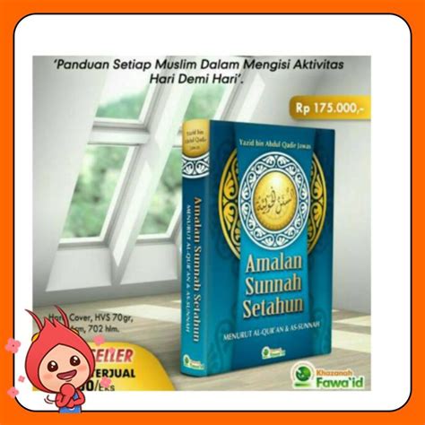 Jual Buku Amalan Sunnah Setahun Menurut Alquran Dan As Sunnah Shopee