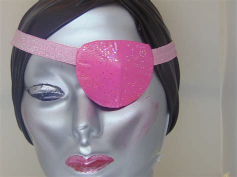 Womans Handmade Eye Patch Pink Pleasuregenuine Leatherhigh Fashio Jullucy