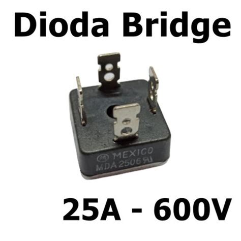 Jual Diode Bridge MDA2506 25A 600V Dioda Jembatan 2506 Segi 4 Kotak ...