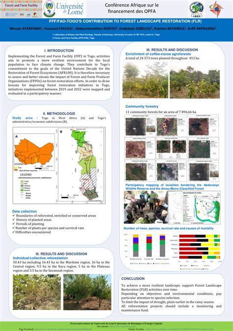 Pdf Ffffao Togos Contribution To Forest Landscape Restoration Flr