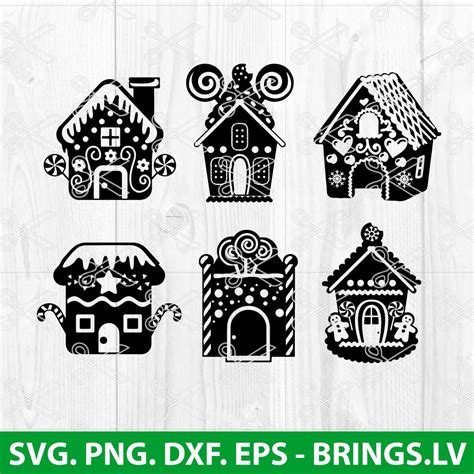 Gingerbread SVG Christmas SVG Xmas SVG Santa SVG