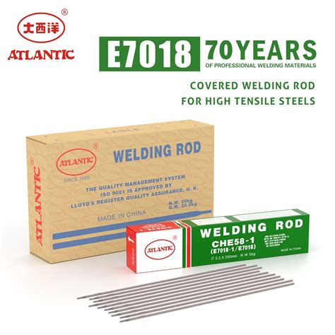 Atlantic Low Alloy Steels Welding Electrode Aws E7018 Welding Rods