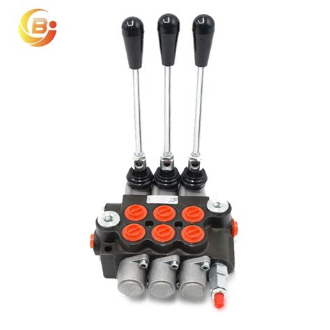 3 Spools P40 Series Multiway Monoblock Directional Control Valves With