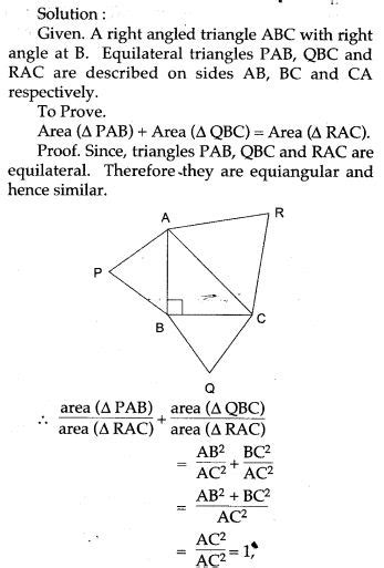 ICSE Solutions For Class 10 Mathematics Similarity A Plus Topper