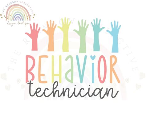 Behavior Technician SVG PNG Rbt Svg Aba Therapist Svg Etsy Denmark