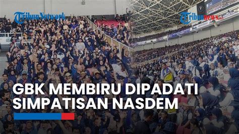 Apel Siaga Perubahan Gbk Membiru Dipadati Puluhan Ribu Simpatisan