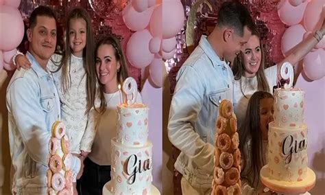 Gino Pesaressi y Mariana Vértiz festejaron a lo grande los 9 años de su