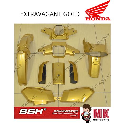 Honda Ex Dream Original Bsh Body Cover Set Extravagant Gold Shopee