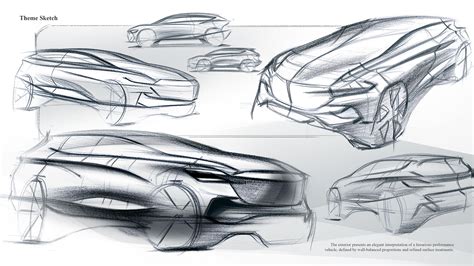 Luxury Suv Of Genesis Sketch Behance