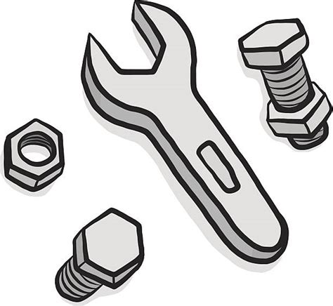 260 Cartoon Of A Nuts And Bolts Stock Illustrations Royalty Free