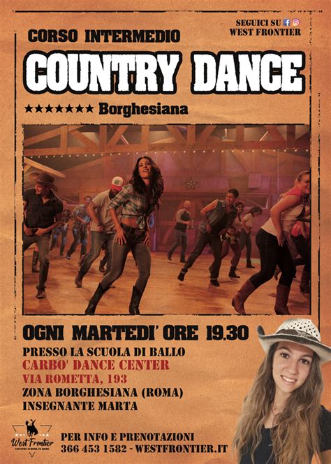 Corso Ballo Country Livello Intermedio West Frontier