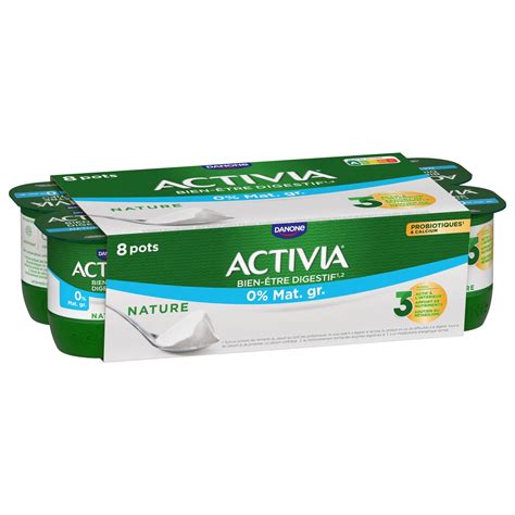 Yaourt Nature Mg Bifidus Activia Les Pots De G Prix Carrefour