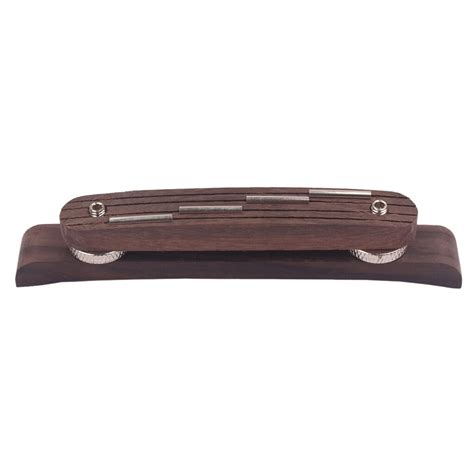 Rosewood Mandolin Bridge With Base For Guitar Bass Grandado