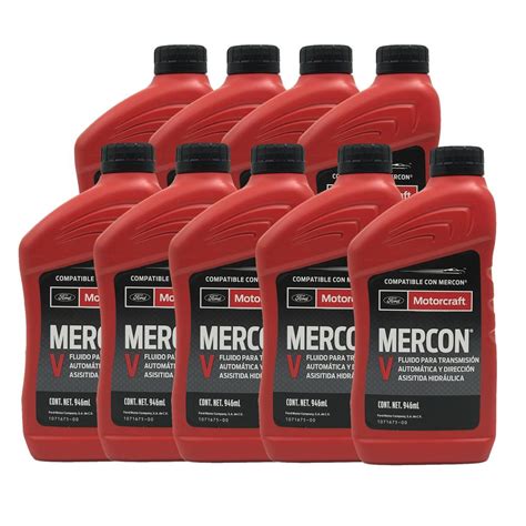 Aceite de Transmisión Motorcraft Mercon V 9 Botellas de 946 ml C U