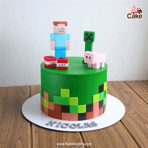 Torta Minecraft The Cake Tortas