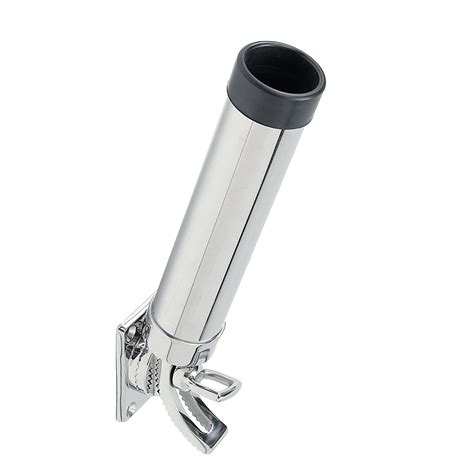 Stainless Steel Adjustable Fishing Rod Holder Deck Mount For Boat