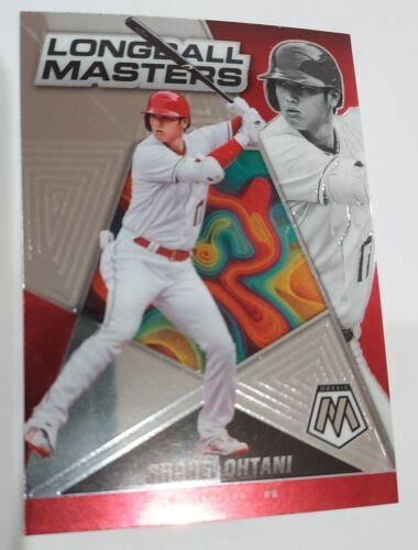 2022 Panini Mosaic Shohei Ohtani Longball Masters Silver Prizm EBay