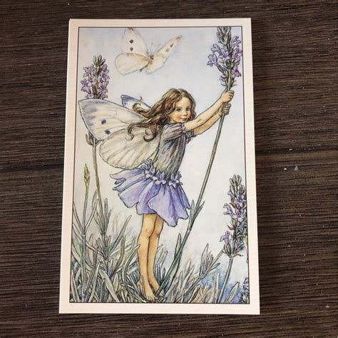 Office Garden Flower Fairies By Cicely Mary Barker Postcard Set 17