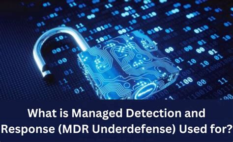 What Is Managed Detection And Response Mdr Underdefense Used For