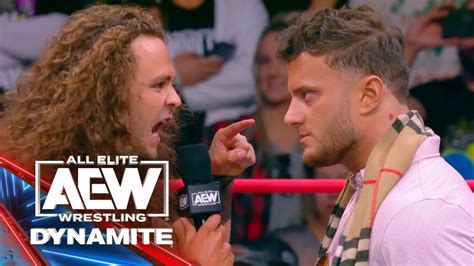 MJF Jungle Boy Jack Perry In A Heated Verbal Exchange On Dynamite