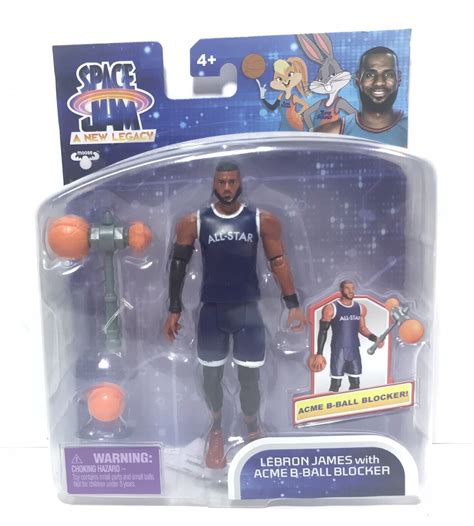 Space Jam A New Legacy Lebron James With Acme B Ball Blocker