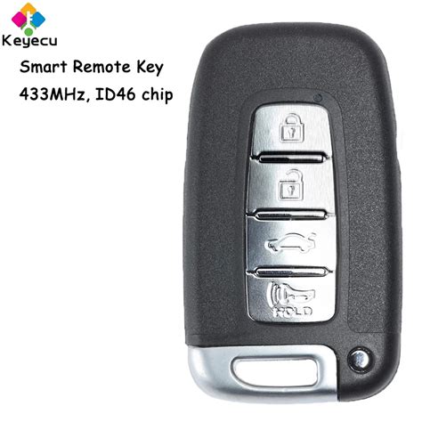 Keyecu Replacement Smart Remote Car Key With Buttons Mhz Id Chip