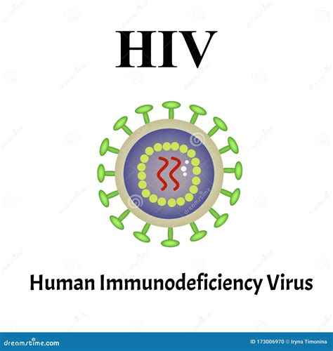 Hiv Virus Structure Viral Infection Hiv Aids Sexually Transmitted