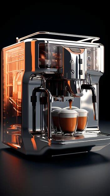 Premium AI Image | A fully automatic coffee machine