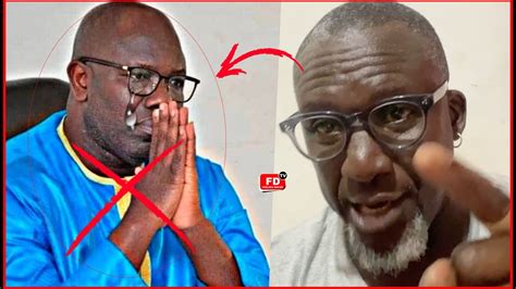 Urgent Assane Diouf Tire S V Rement Sur Ahmed Aidara Et Annonce Sa