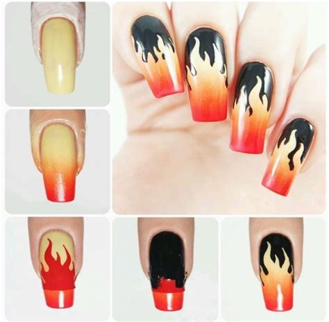 Gorgeous 35 Fire Nail Art Design Ideas You Must Try Idolover