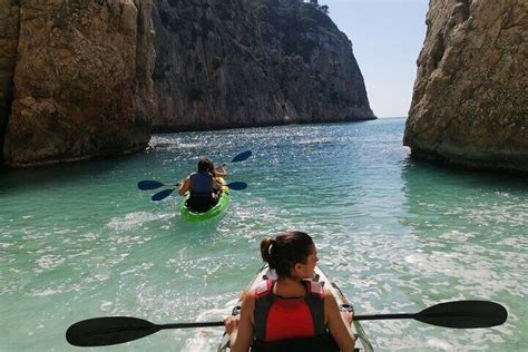 Kayak Excursion In J Vea Cala Granadella Snorkelling Cal Llop Mar