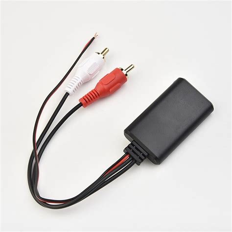 Adaptateur Connecteur Sans Fil Rca Voiture Bluetooth Pour Interface