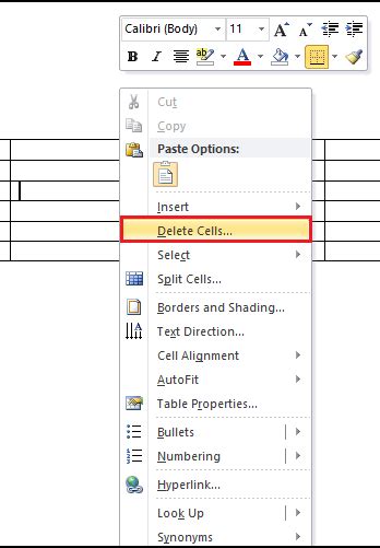 How To Add Row And Column In Ms Word Printable Templates