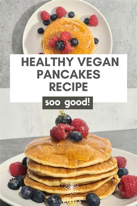 Easy Vegan Pancake Recipe Fluffy And Delicious