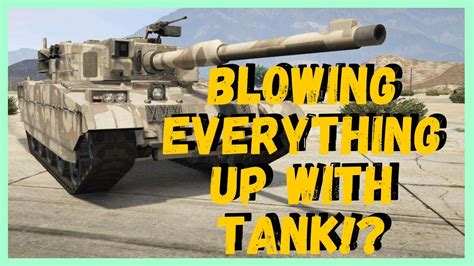 GTA 5 AMAZING ESCAPE WITH WAR TANK CRAZY GAMES YouTube