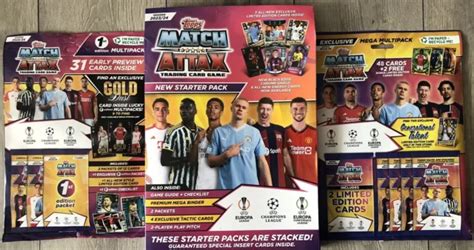 Topps Match Attax Bundle Starter Pack St Exclusive Mega