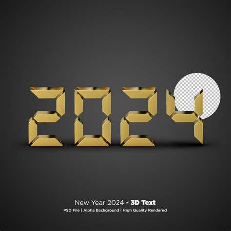 Premium Psd Happy New Year D Text With Transparent Background Psd