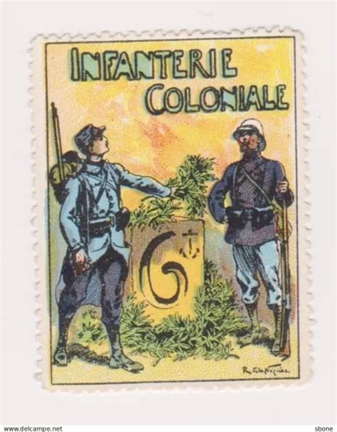 Vignette Militaire Delandre Me R Giment D Infanterie Coloniale