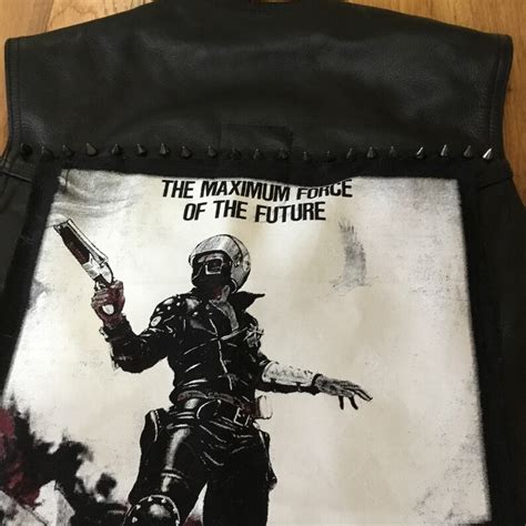 Mad Max Road Warrior Back Patch Studded Leather Battle Vest Etsy