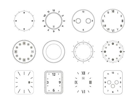 Analoge Wijzerplaat Horloge Wijzerplaat Met Tijd Nummers Chronometer