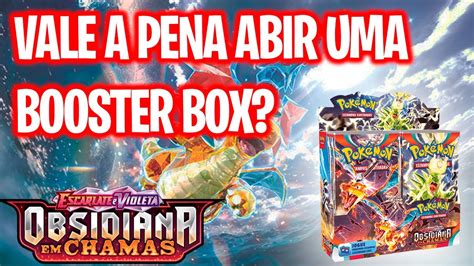 Vale a pena abrir uma BOOSTER BOX de OBSIDIANA EM CHAMAS Pokémon TCG