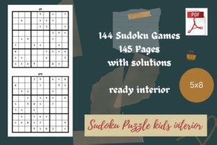 Sudoku Easy Puzzle Interior Kdp X Graphic By Rise Creative Fabrica