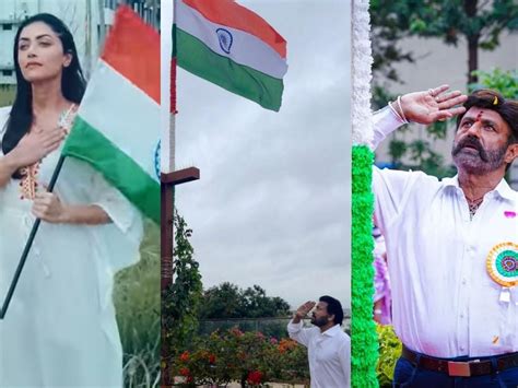 Happy Independence Day प्रभास चिरंजीवी तक साउथ के इन स्टार्स ने फहराया तिरंगा वीर सपूतों को