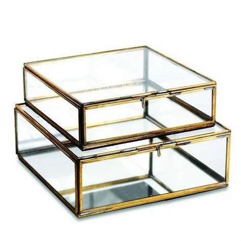 Rectangle Glass Boxes Storage Boxes Glass Boxes For Home At Rs 250