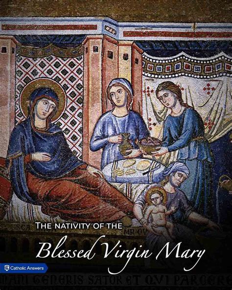 Feast Of The Nativity Of The Blessed Virgin Mary Blessed Virgin Mary Nativity Of Mary Virgin