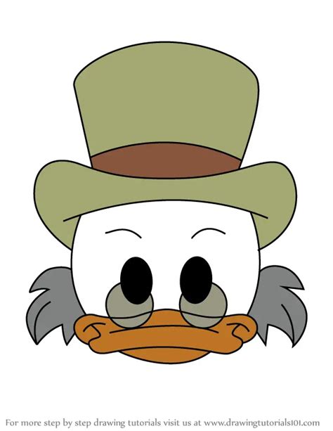 Learn How To Draw Ebenezer Scrooge Mcduck From Disney Emoji Blitz