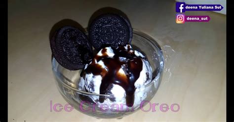 Resep Cara Membuat Ice Cream Es Krim Oreo Mudah 3 Bahan Oleh DeeNa