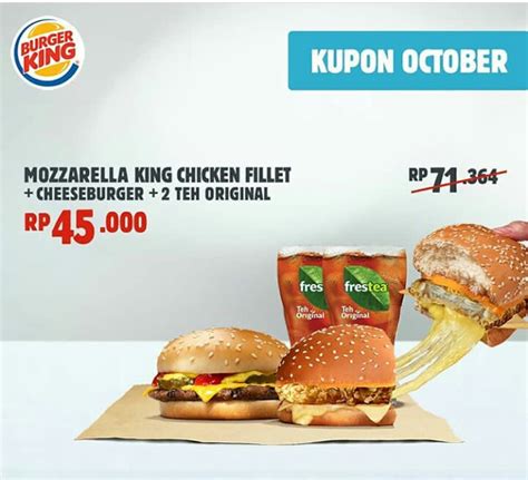 Kupon Promo Burger King Oktober November Le Petit Cochon Dingue