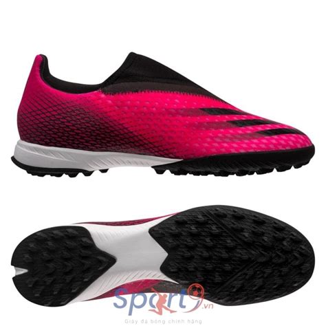 Adidas X Ghosted 3 Laceless Tf Superspectral Shock Pink Core Black