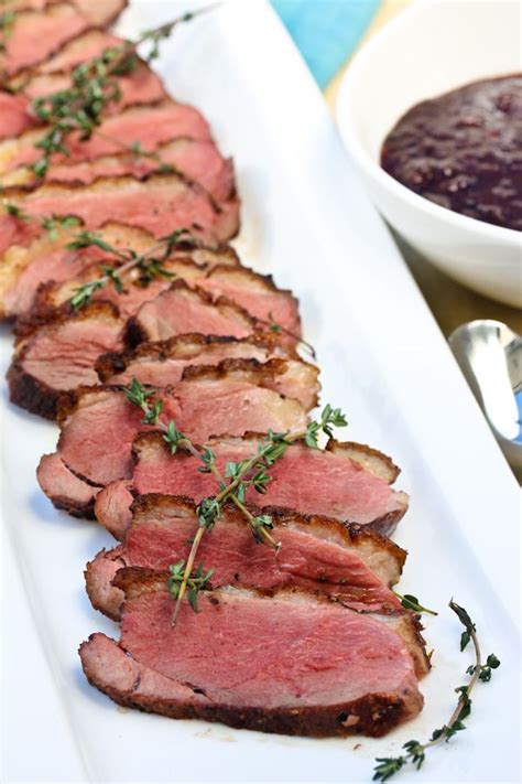 Pan Seared Duck Breast With Savory Blackberry Sauce Duck Breast